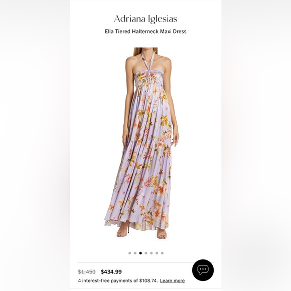 Adriana Iglesias Summer Maxi Dress - Picture 1 of 6